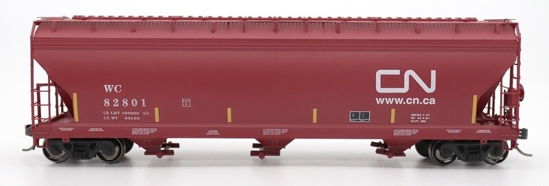 InterMountain HO ACF 4650 Cu. Ft. 3 Bay Hopper - Wisconsin Central - CN