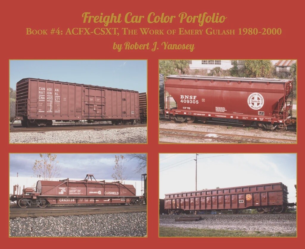 Freight Car Color Portfolio Book #4 ACFX-CSXT (Softcover)