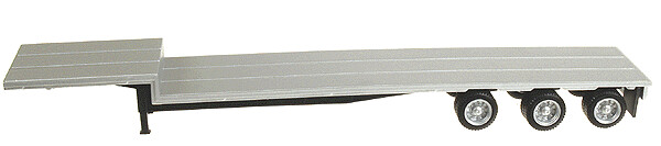 48' Tri-Axle Drop Deck Trailer -- Includes Aluminum Deck