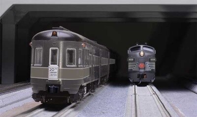 20th Century Limited 9-Car Base Set - Ready to Run -- New York Central (Late 1940s 2-Tone Gray)
