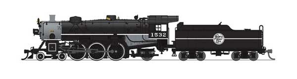 USRA 4-6-2 Light Pacific - Sound and DCC - Paragon3(TM) -- Atlantic Coast Line 1532 (black, graphite)