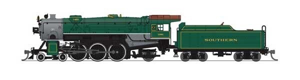 USRA 4-6-2 Heavy Pacific - Sound and DCC - Paragon3(TM) -- Southern Railway #1381 (green, graphite; Tuscan)