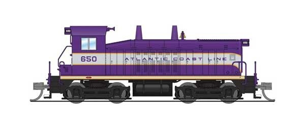 EMD SW7 - Sound and DCC - Paragon4(TM) -- Atlantic Coast Line #650 (purple, silver)