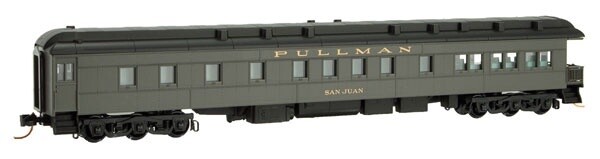 5-Car Heavyweight Passenger Set - Ready to Run -- Pullman (Pullman Green, black)
