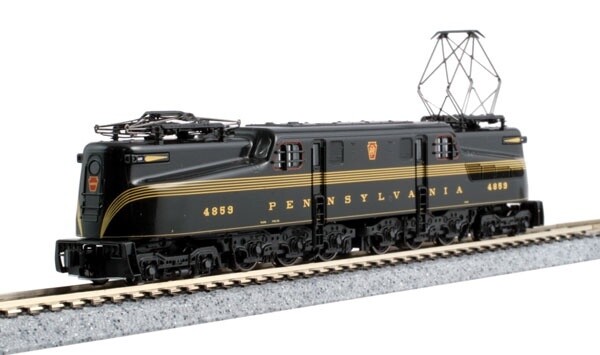 Kato GG1 Electric - Standard DC -- Pennsylvania Railroad #4859 (5-Stripe, Brunswick Green)