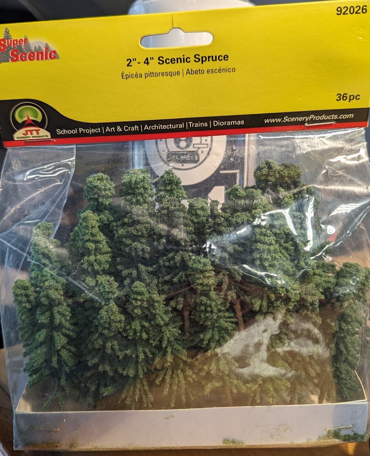 Spruce Trees -- 1 to 2" 2.5 to 5.1cm pkg(55)