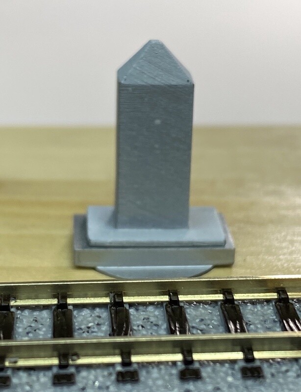 Precision Detector (N &amp; HO) Mile Post Marker