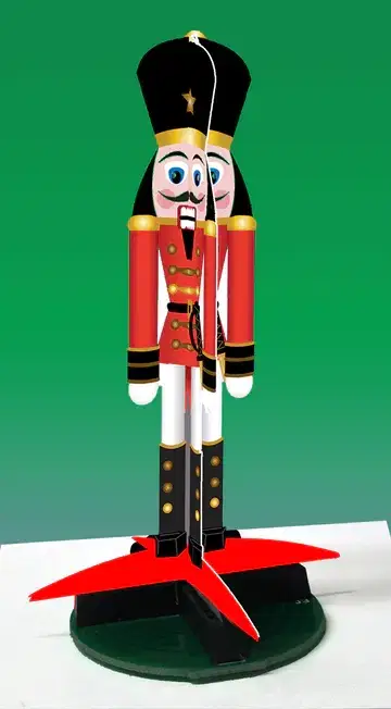Animated 3D Nutcracker