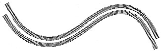 Code 80 Super-Flex(R) Track - 29-1/2&quot; 74.9cm Long -- Black Ties