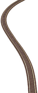 Code 55 Track w/Nickel-Silver Rail &amp; Brown Ties -- Flex Track - Length: 30&quot; 76.2cm