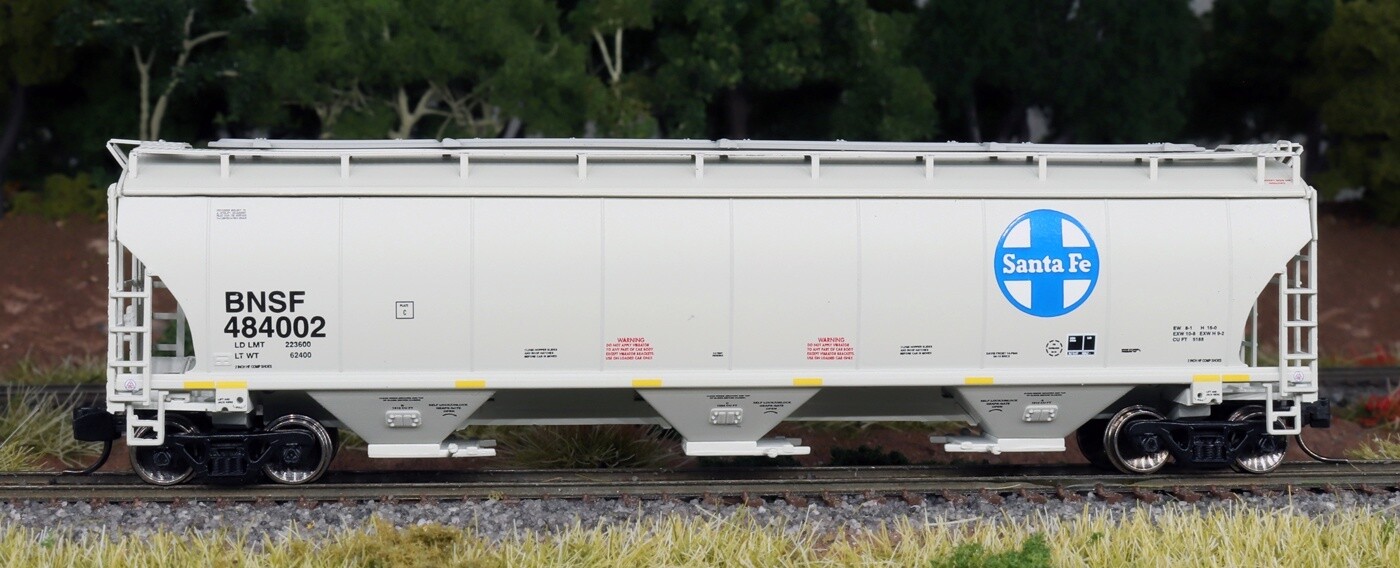 InterMountain N Trinity 5161 Cu. Ft. Hopper - BNSF Legacy Hoppers - Santa Fe