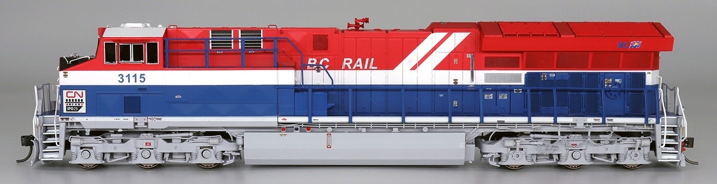 InterMountain HO Tier 4 Locomotive w/Sound -  CN Heritage BC Rail