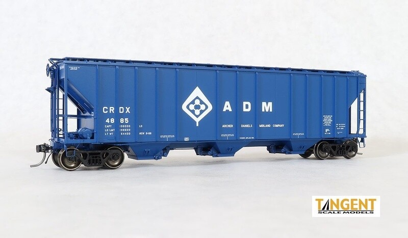 Tangent CRDX &quot;ADM Blue Lease 9-1966&quot; GATC 4500 Covered Hopper - #4880
