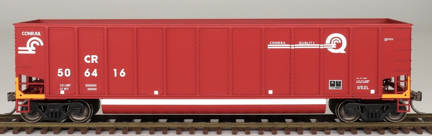 Pre-Owned - InterMountain HO 13 Panel Coalporter - Conrail Quality Orange ends