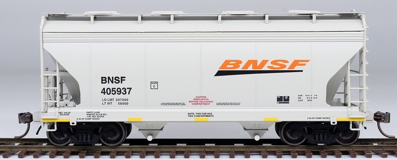 InterMountain HO ACF Center Flow 2 Bay Hopper - BNSF - New Image