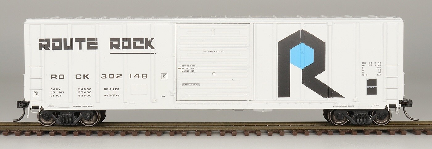 InterMountain HO PS 5277 Cu. Ft. Exterior Post Boxcar - Rock Island - The Rock