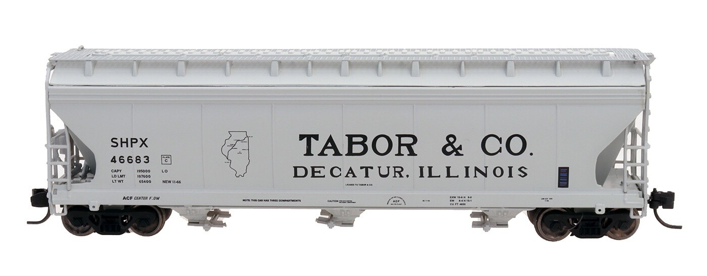 InterMountain N ACF 4650 Cu. Ft. 3 Bay Hopper - Tabor &amp; Co.