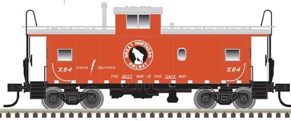 Standard-Cupola Caboose  - Master(R) -- Great Northern X84