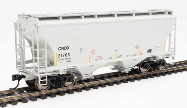 Trnty 3281 2 bay covered hopper CRDX #21768