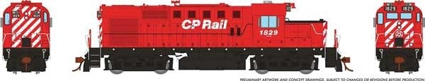 MLW-CP RS-18u - LokSound and DCC -- Canadian Pacific, Road Number: 1825