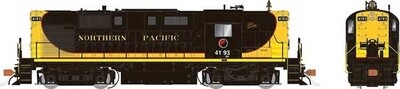Alco RS11 - Standard DC -- Burlington Northern 4193 (Ex-NP Patch, black, yellow)