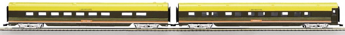 MTH O Gauge RailKing 2-Car 60&#39; Streamlined Sleeper/Diner