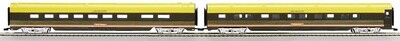 O Gauge RailKing 2-Car 60' Streamlined Sleeper/Diner