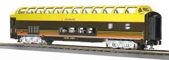 MTH O Gauge RailKing Seaboard 60&#39; Streamlined Full-Length Vista Dome Car