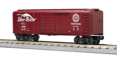 MTH O Gauge RailKing Rounded Roof Box Car Seaboard Rounded Roof Box Car - Seaboard Car # 19268