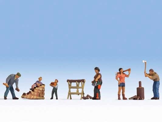 HO CHOPPING WOOD