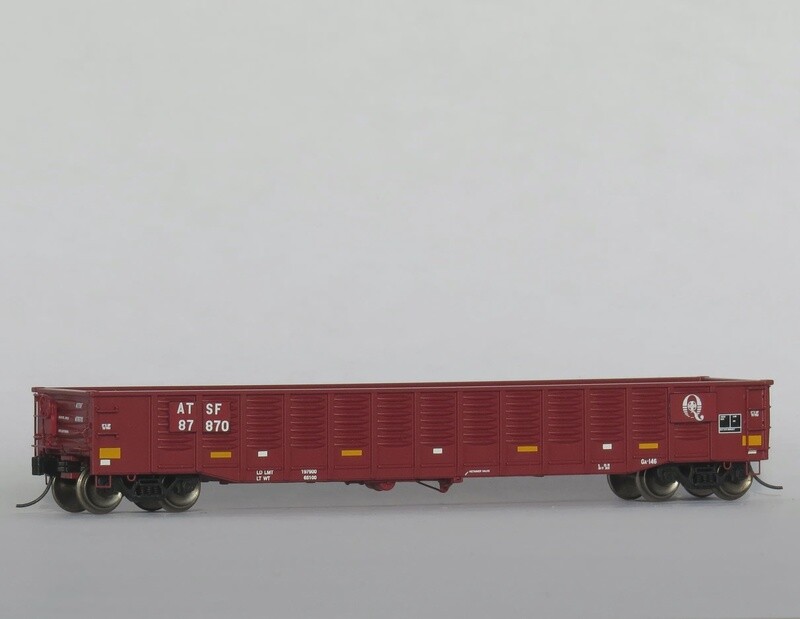 N ATSF 52&#39;6&quot; GONDOLA