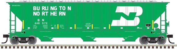 N Scale Trainman  4750 Covered Hopper BNSF, Road Number: 448408