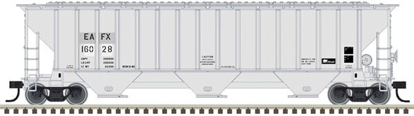 N Scale Trainman  4750 Covered Hopper EAFX, Road Number: 16028