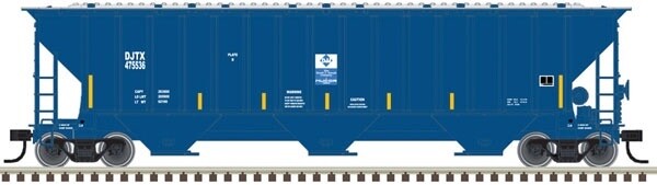 N Scale Trainman  4750 Covered Hopper DJTX, Road Number: 475536