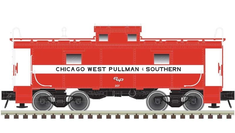 Atlas N Scale CWP&amp;S NE-6 Caboose, Road Number: 207