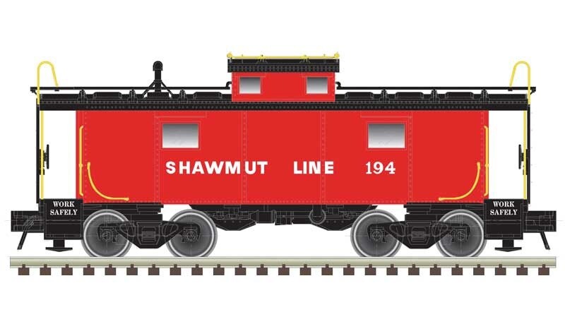 Atlas N Scale P&amp;S NE-6 Caboose, Road Number: 193