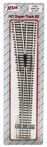 Code 83 Custom Line No. 6 Turnout -- Left Hand