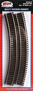 Code 83 Curved Snap Track -- 18&quot; Radius pkg(6)
