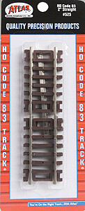 Code 83 Snap Track - Straight Sections -- 2&quot; 5.1cm pkg(4)