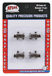 Bumper -- Fits Code 83 Track (Sold Separately) pkg(4)