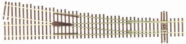 Code 83 Custom-Line(R) Turnouts w/Nickel-Silver Rail &amp; Brown Ties -- Wye Turnout