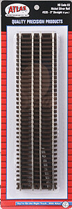 Code 83 Snap Track - Straight Sections -- 9&quot; 22.9cm pkg(6)
