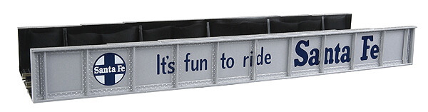 Code 100 Decorated Plate Girder Bridge -- Santa Fe