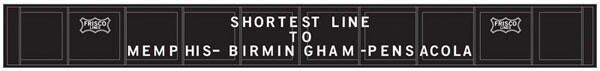 Decorated Plate Girder Bridge w/Code 100 Track -- Kit - St. Louis-San Francisco (Frisco, black, Shortest Line Slogan)