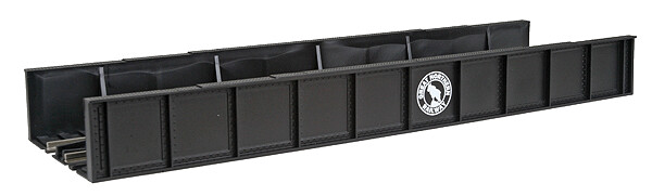 Decorate Plate Girder Bridge w/Code 100 Track -- Great Northern (black, white)