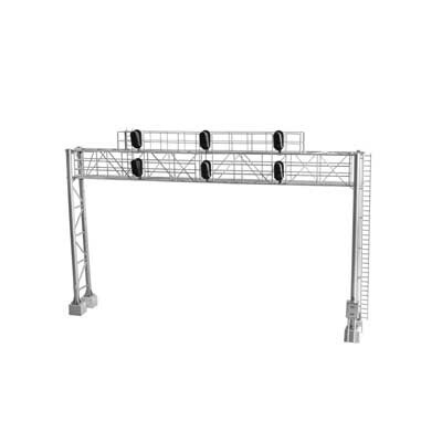 3-Track Modern Signal Bridge - All Scales Signal System -- 6 Signal Heads