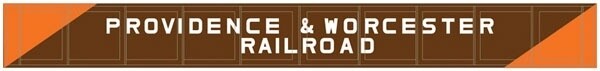 Decorated Plate Girder Bridge w/Code 100 Track -- Kit - Providence &amp; Worcester (brown, orange)