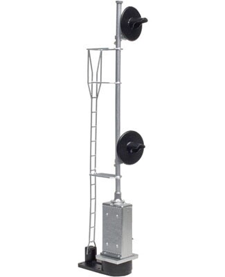 Searchlight Signal with US&amp;S Cabinet (UP Style) - Atlas Signal System -- Double-Head