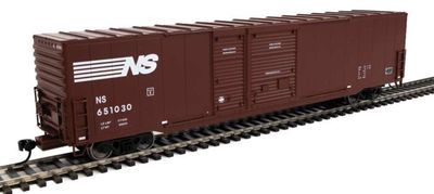 Walthers Mainline 60&#39; Pullman-Standard Auto Parts Boxcar (10&#39; and 6&#39; doors) - Ready to Run -- Norfolk Southern