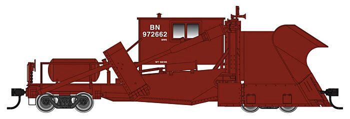 Walthers Proto Jordan Spreader - Ready to Run -- Burlington Northern #972662